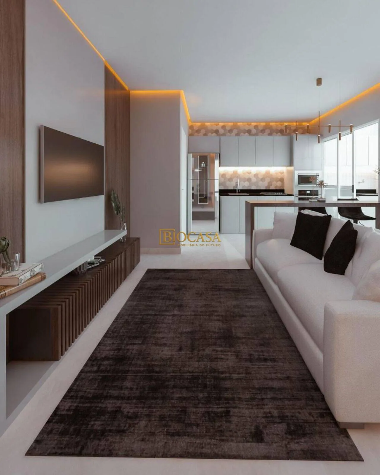 Apartamento de 60 m² Estuário - Santos