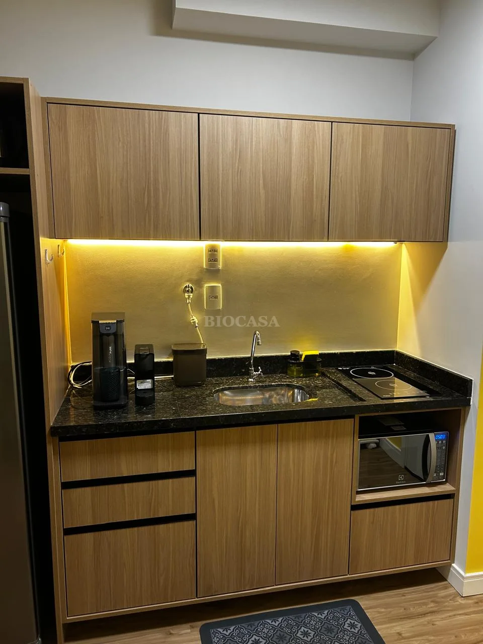 Studio 1 Dorm Mobiliado 28,42m² Mirandópolis | Andar Alto + Ar-Condicionado | 600m Metrô