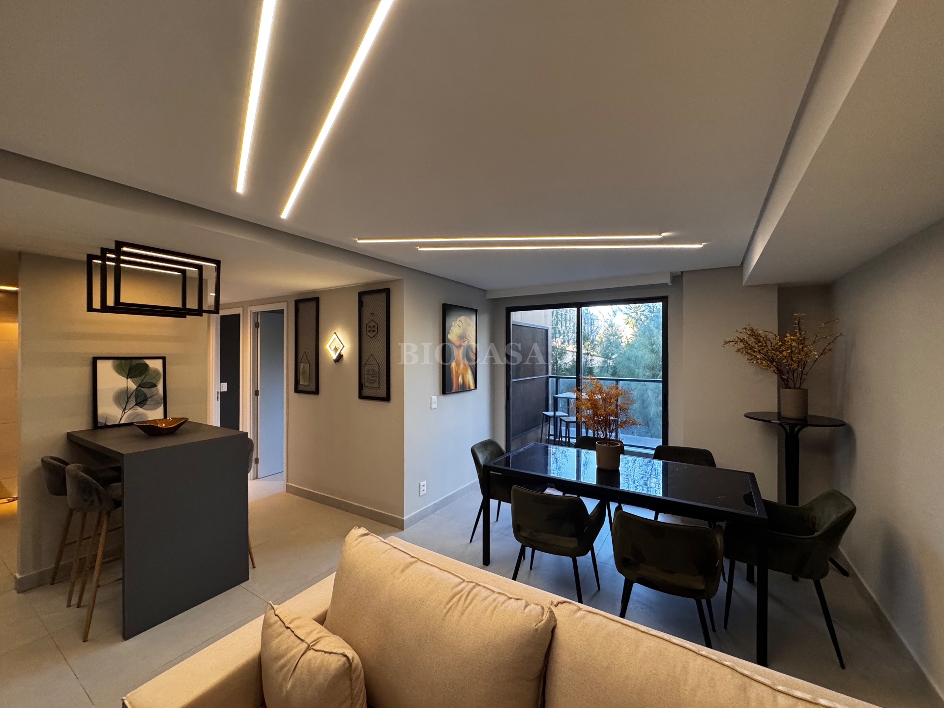Apartamento 3 quartos mobiliado com piscina no Jardim Oceania